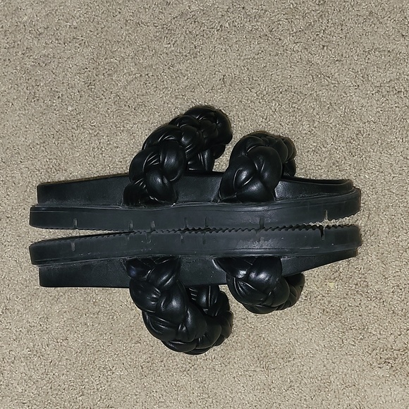 Steve Madden - Womens Choice Black - Flatform Sandals Size 8 - Picture 3 of 7